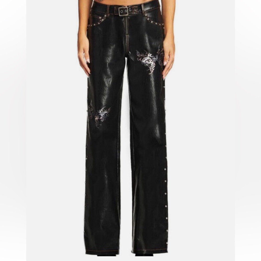 I.AM.GIA NEILINA Faux Leather pants size S
